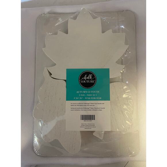 Chalk Couture New 3‎ Piece Wood Surface  Autumn Cutouts - Picture 4 of 7